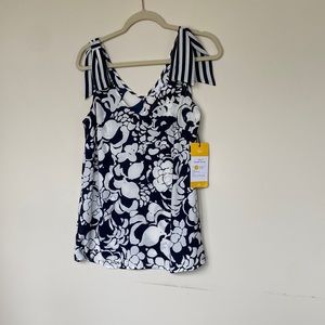 Cabi shoulder tie top